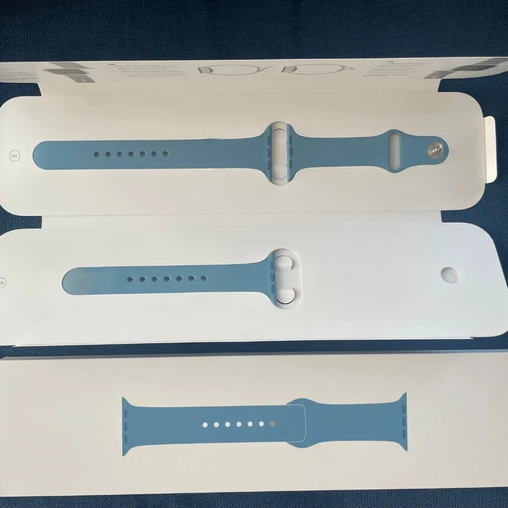 Apple Watch Charger (USB) and 2 44mm Sports Band